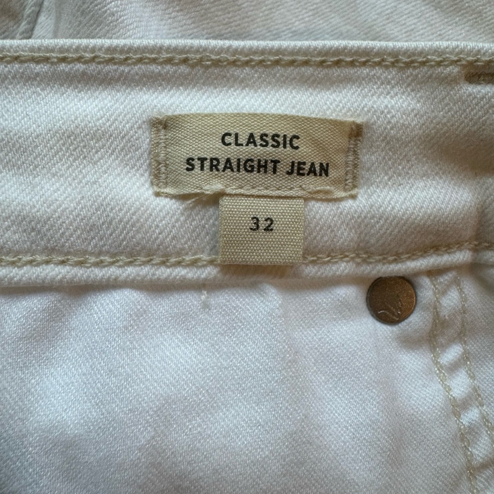Madewell White Jeans